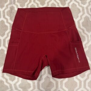 GYMREAPERS Victory Shorts – Ember Red (Size Medium)